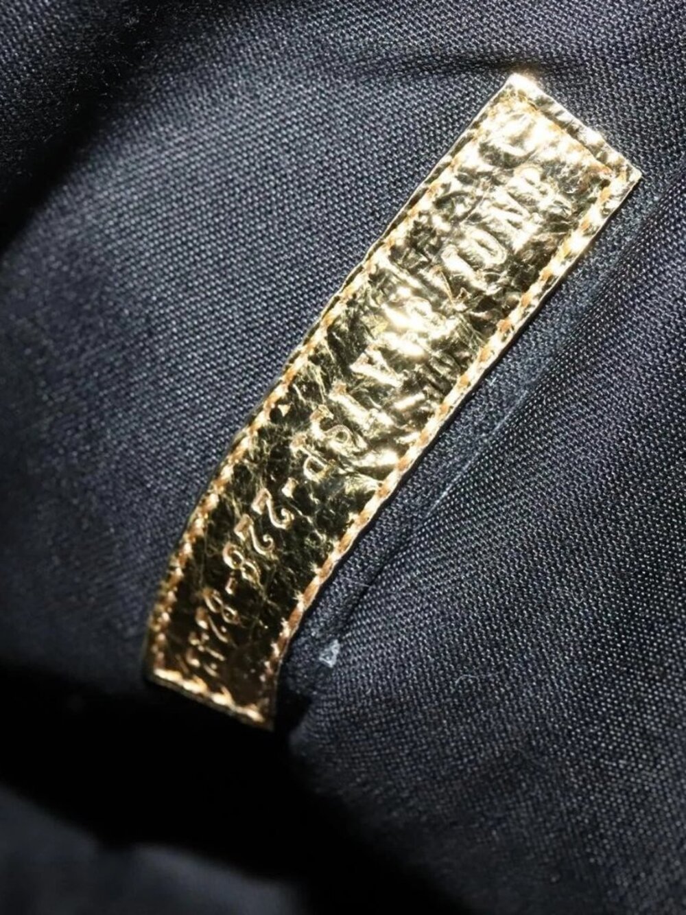 FENDI Clutch Bag Leather Brown Gold Auth mr1110V - Picture 12 of 16